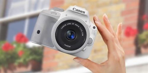 最小EOS单反 佳能100D白色版彰显个性_数码