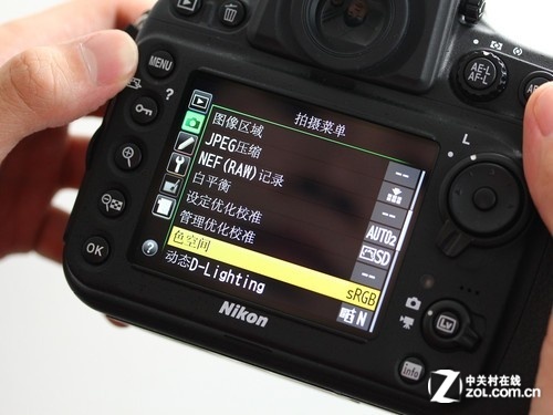尼康 D800 屏幕图