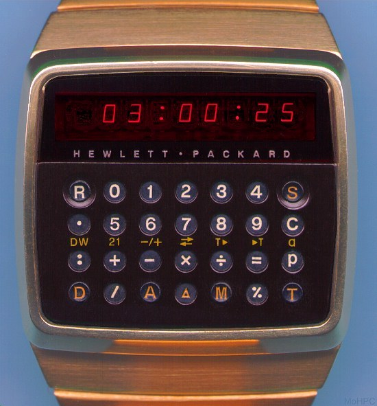 三星远不及来看看1977年惠普奢侈智能手表