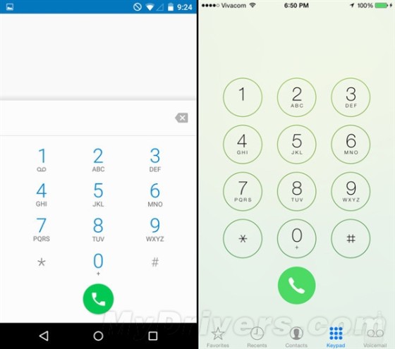 海量图：iOS 8.1对比Android 5.0
