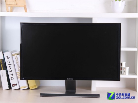 三星 U28D590D黑色 外观图