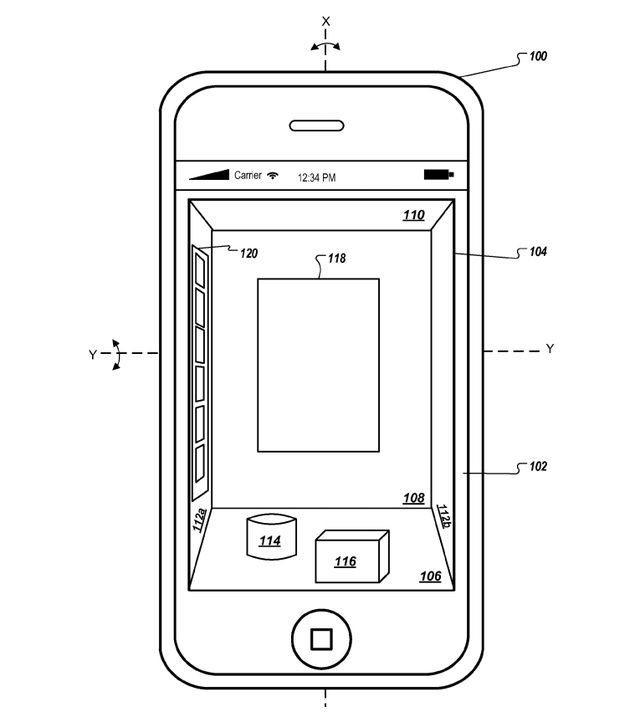 苹果3D专利曝光：自动显示环境透视投影 