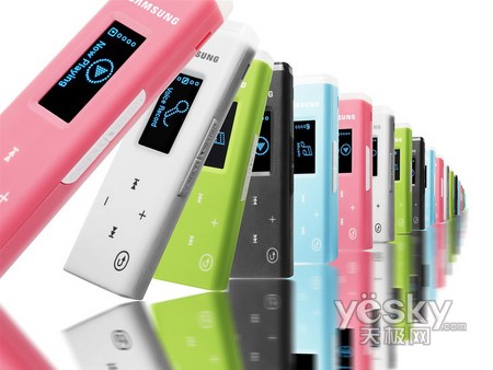 加量不加价三星MP4产品2GB容量成标配
