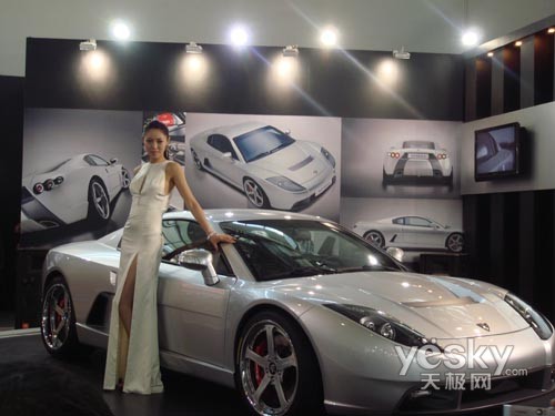 香车美女GPS长虹GPS410带我去逛车展
