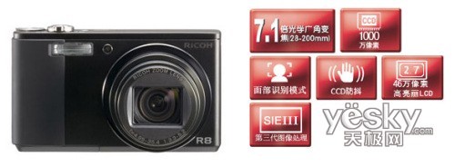 1:1玩黑白复古理光R8独特功能解析
