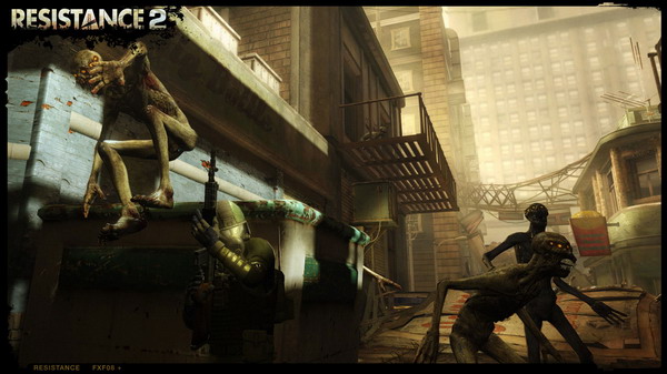 PS3重头大作《抵抗2》官方新游戏画面