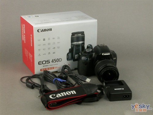 最热门单反相机 佳能450D套机降至5050元_数