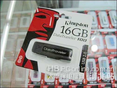 不怕帽盖丢失金士顿DT100可伸缩优盘