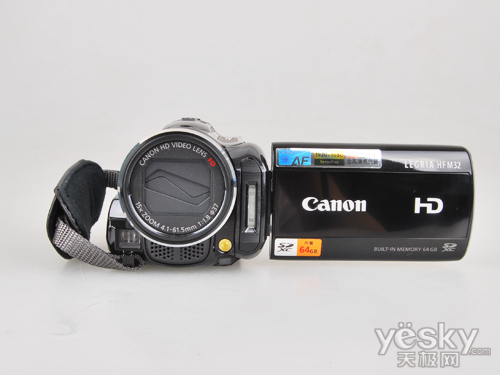 机身容量翻倍 佳能双闪存DV新品HF M32评测