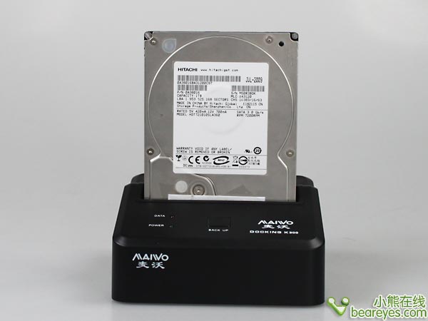 eSATA\/USB两相宜 麦沃K-300硬盘座评测_数码
