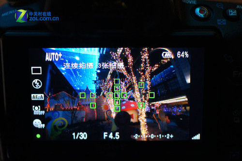 AUTO+功能解析夜景篇索尼α55新功能体验