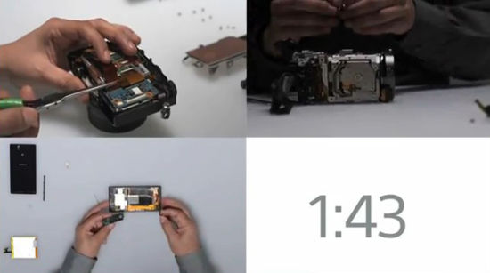 5分钟组装索尼RX1:机器零件高达上百个|索尼|