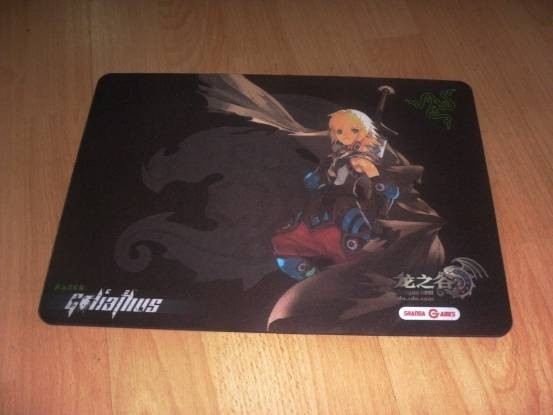玩家珍藏:龙之谷雷蛇限量版鼠标垫谍照_家电