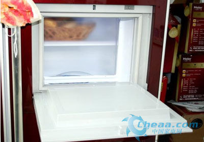 红色中国风设计LG吧台对开门冰箱热销