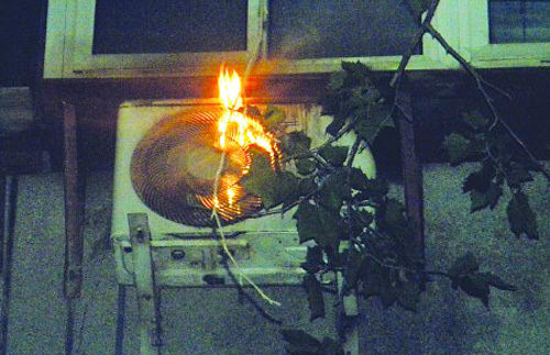 直击火灾现场10大空调危险操作曝光