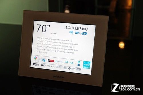 SHARP百年的力量CES2012推4色LED电视