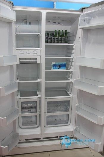 大容量也节能海信双循环对开门冰箱鉴赏