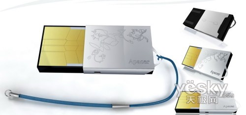 宇瞻新推AS121超迷你MicroSD单槽读卡器