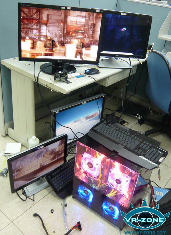 一个机箱4台电脑 富士康LAN PARTY主机_硬件