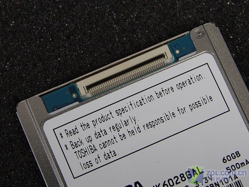 1.8英寸+东芝60gb笔记本硬盘酷图赏
