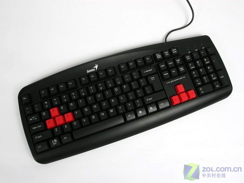 这款套装中的键盘设计非常简单