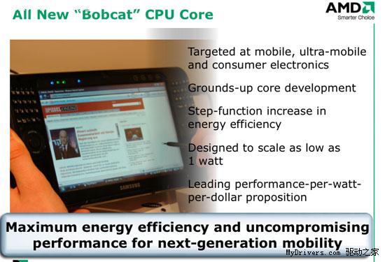 AMD�����͹��Ĵ�����Bobcatû��ȡ��