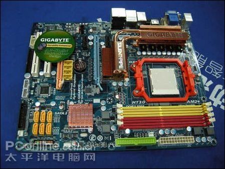热管散热顶级内核技嘉MA790GP到货