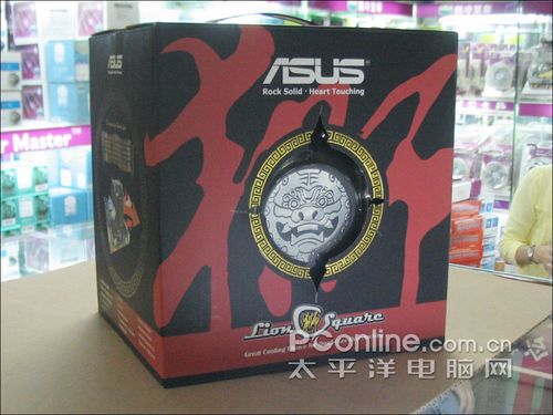 8mm纯铜热管!华硕顶级散热器狮子王到