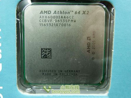 90纳米制造工艺3G主频AMD6000+跌破570