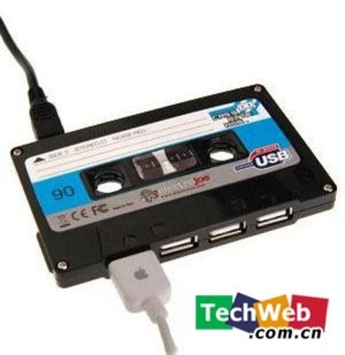 怀旧风格 磁带造型USB HUB价格不菲_硬件