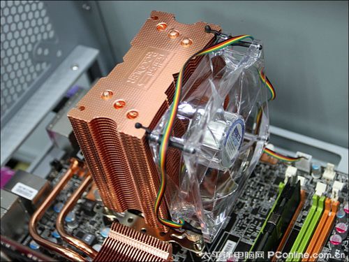 全铜打造 超频三红海至尊版散热器到货