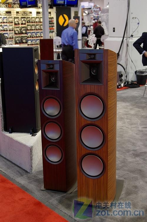 粗犷豪迈直击CES美国杰士音响展台_数码