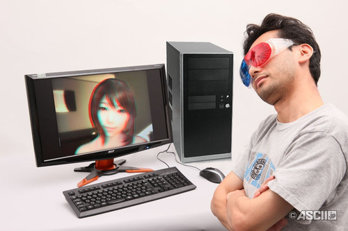 很真实 日本玩家用3D眼罩打造私密女友_硬件