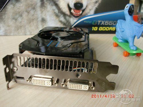 中端n卡新成员 丽台gtx 550ti 1090