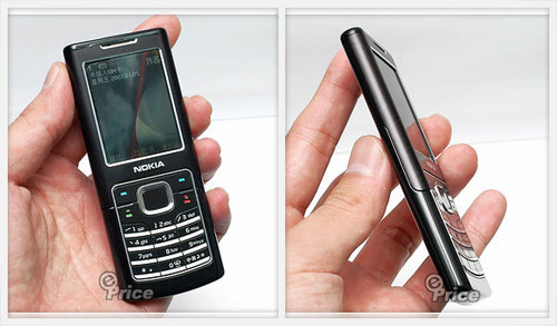 黑金诱惑诺基亚超薄3G手机6500c亮相