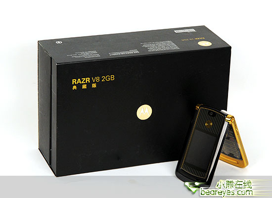 黄金典藏2GB版摩托罗拉V8黄金版图赏