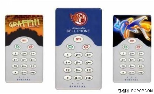 超薄如卡片仅20美元一次性手机问世