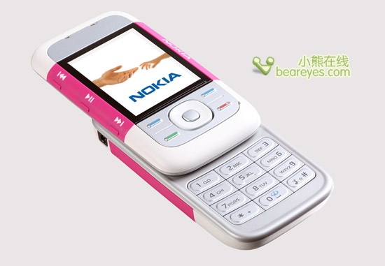 粉时尚!诺基亚粉色音乐手机赏鉴_手机