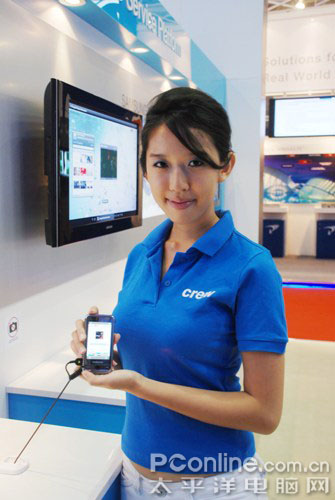 [2008亚洲通讯展]实拍新加坡会展美女模特_手