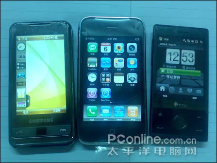 实力碰撞!钻石iPhone三星i908全面对决