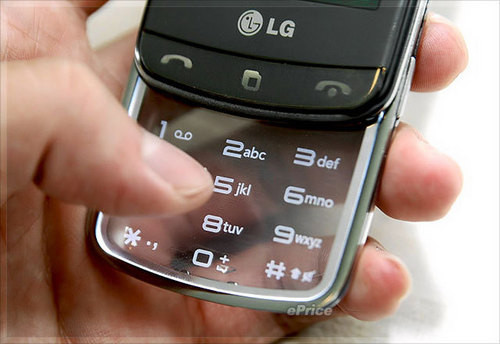 双触控全透明键手机 LG GD900台湾发布_手机