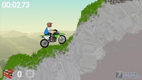 感受重力操控游戏 极限摩托车越野挑战赛_手机