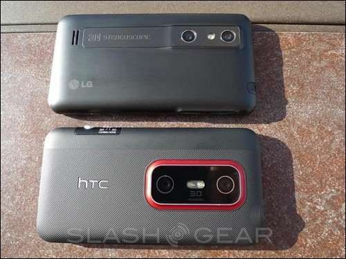 双菊花更霸气! HTC EVO\/LG Optimus 3D_手机