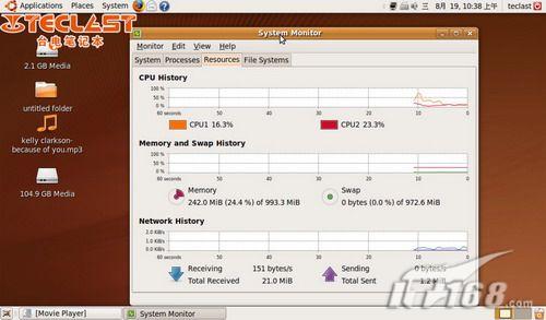 比WIN7更好的选择 台电A8也装Ubuntu_笔记本