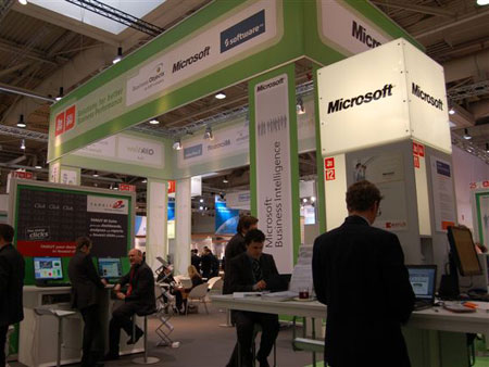 �Ƽ�ʱ��_CeBIT 2008��΢��չ̨