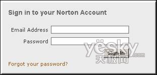 诺顿杀毒软件正式版用户找回密码的方法_技术