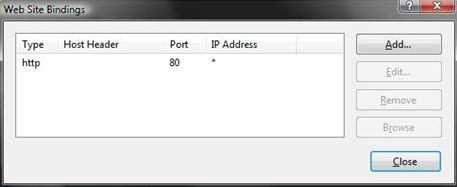 IIS7.0上用自签证书来启用SSL