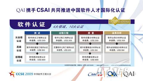 QAI和CSAI签定软件职业认证与培训合作_软件
