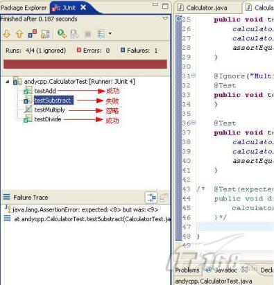 在Eclipse中使用JUnit4进行单元测试