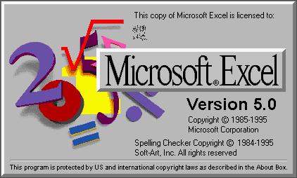 �����еİ���:΢��Excel��ʷ�汾ͼ��